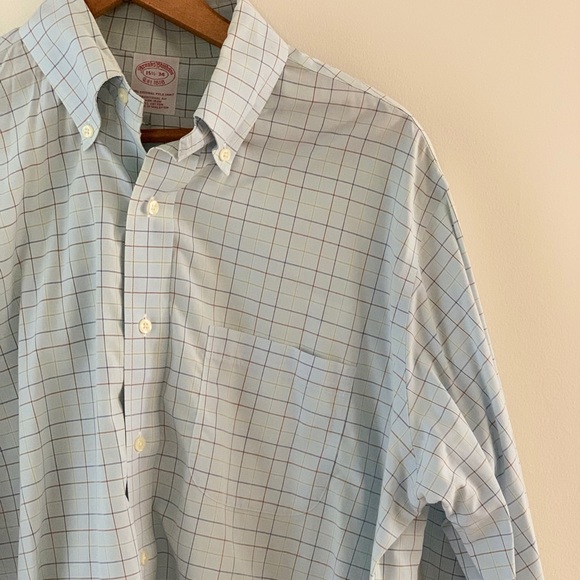Brooks Brothers | Dress Shirt Non-Iron 15 1/2 34 - Picture 1 of 15